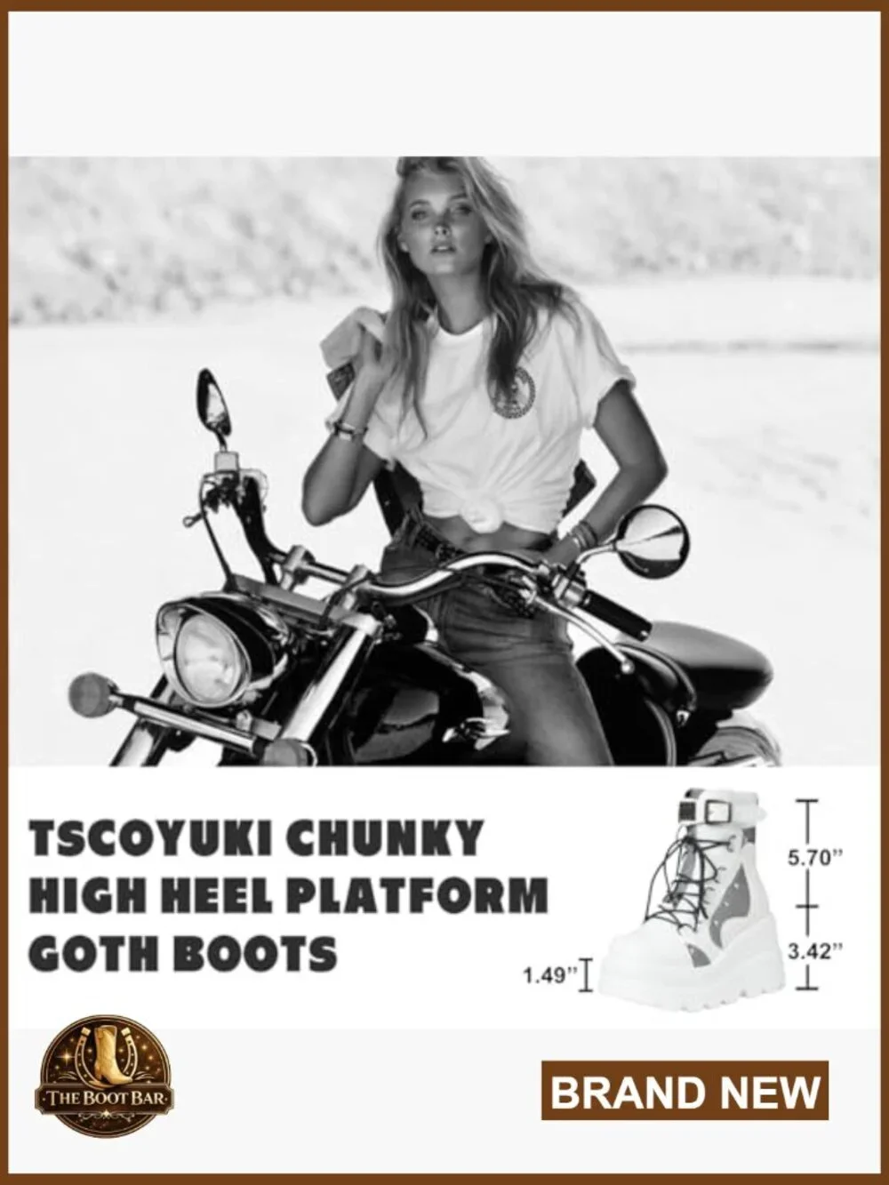 Chunky Platform Ankle Boots Lace Up Round Toe Wedge Heel Gothic Bootie